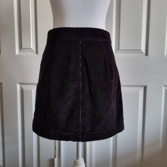 Wilfred Free Corduroy Button Front Skirt Size 4 - Picture 7 of 10